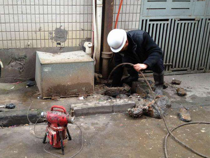 天山疏通下水道-洗菜池疏通